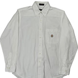Chaps Ralph Lauren Shirt - Medium White Cotton