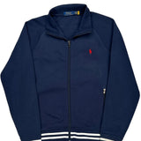 Polo By Ralph Lauren Track Jacket - Large Navy Cotton