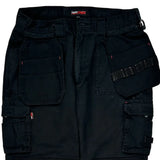 Tuff Stuff Cargo Pants - 33W 30L Black Cotton