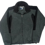 Columbia Fleece Jacket - Large Gray Polyester