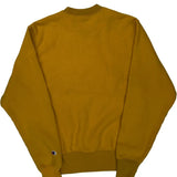 Reverse Weave Champion Sweatshirt - Small Yellow Cotton