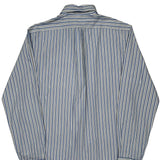 Ralph Lauren Striped Shirt - Medium Blue Cotton