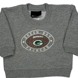 Age 18 Months Reebok Green Bay Packers Long Sleeve T-Shirt - 3XS Gray Cotton