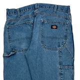 Dickies Carpenter Jeans - 33W 34L Blue Cotton