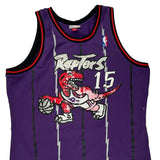 Toronto Raptors Mitchell & Ness #15 Carter Jersey - XL Purple Polyester