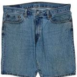 Levis Denim Shorts - 36W 10L Blue Cotton