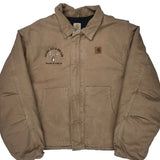 Faded Sdl Carhartt Embroidered Arctic Jacket - 2XL Beige Cotton