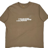 Visionare Carhartt T-Shirt - 2XL Brown Cotton
