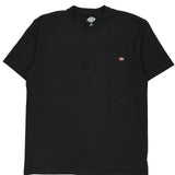 Dickies T-Shirt - Large Black Cotton