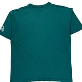 Footprints Of Canada Harlequin Graphic T-Shirt - XL Green Cotton