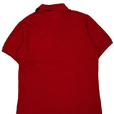 Lacoste Polo Shirt - XL Red Cotton
