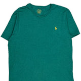 Polo By Ralph Lauren Slim Fit T-Shirt - Large Green Cotton