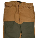 Unbranded Double Knee Cargo Trousers - 32W 30L Brown Cotton