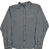 The North Face Checked Shirt - Medium Blue Cotton