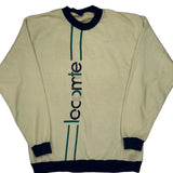 1970s/1980s Le Coq Sportif Sweatshirt - Small Cream Cotton