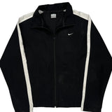 Nike Track Jacket - Large White Polyester