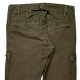 Levis Cargo Trousers - 33W 32L Green Cotton