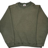 Wilson Sweatshirt - 2XL Green Cotton Blend