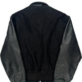Unbranded Varsity Jacket - Large Black Leather
