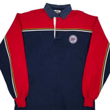 Hockey Night Barbarian Nhl Rugby Shirt - 2XL Navy Cotton
