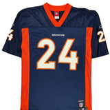 Broncos Reebok Nfl Football Jersey - Medium Blue Polyester