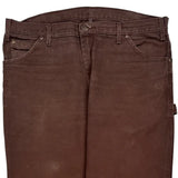Dickies Carpenter Pants - 38W 32L Brown Cotton