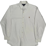 Ralph Lauren Shirt - Small White Cotton