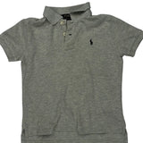 Age 5 Polo By Ralph Lauren Polo Shirt - Small Grey Cotton