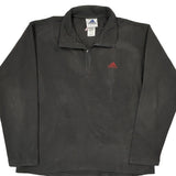 Adidas Fleece - Large Gray Polyester