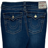 Halle Hi-Rise Super Skinny True Religion Skinny Jeans - 30W US 6 Blue Cotton Blend