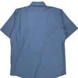 Dickies Short Sleeve Shirt - XL Blue Polyester Blend