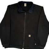 Carhartt Track Jacket - 2XL Black Cotton