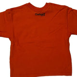 Age 4-5 Carhartt T-Shirt - XS Orange Cotton