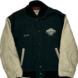 Universal Pictures Mac Murray Varsity Jacket - Small Beige Leather