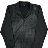 Oakley Striped Track Jacket - Medium Black Polyester