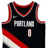 Portland Trail Blazers Nike Nba Jersey - Small Black Polyester