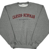 Carson-Newman Baseball Gildan College Sweatshirt - Large Grey Cotton Blend