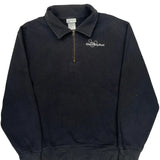 Walt Disney World Disney Collared 1/4 Zip - Large Black Cotton