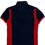 Polo By Ralph Lauren Graphic Polo Shirt - Small Navy Cotton