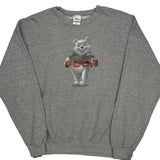 Disney Cartoon Sweatshirt - 2XL Grey Cotton