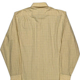 Tommy Hilfiger Checked Shirt - Large Yellow Cotton