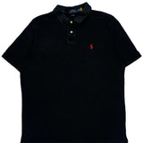 Ralph Lauren Polo Shirt - XL Black Cotton