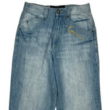 Karl Kani Hip Hop Jeans - 30W 29L Light Wash Denim