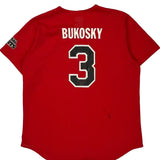 Made In USA Grand Blanc Majestic Football Jersey - Large Red Polyester