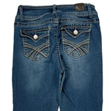 Unbranded Boot Cut Jeans - 28W UK 6 Blue Cotton Blend