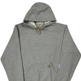 Carhartt Hoodie - 2XL Gray Cotton Blend