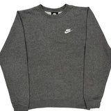 Nike Sweatshirt - Small Gray Cotton