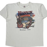 Anvil Graphic T-Shirt - 2XL White Cotton