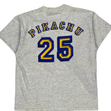 Age 14 Pikachu Pokemon Cartoon T-Shirt - XL Grey Cotton