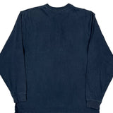 Carhartt Long Sleeve T-Shirt - Large Blue Cotton